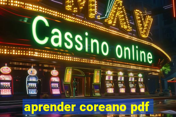 aprender coreano pdf