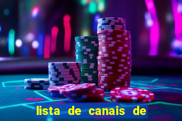 lista de canais de esporte iptv