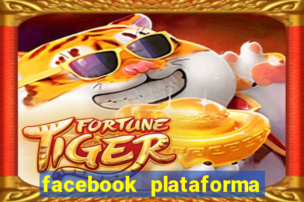facebook plataforma pagando no cadastro