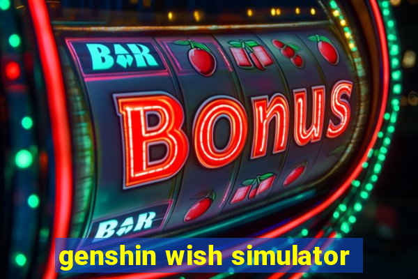 genshin wish simulator