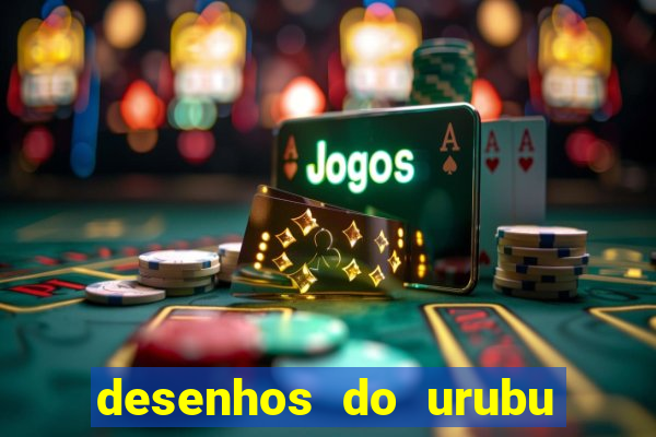desenhos do urubu do flamengo para colorir