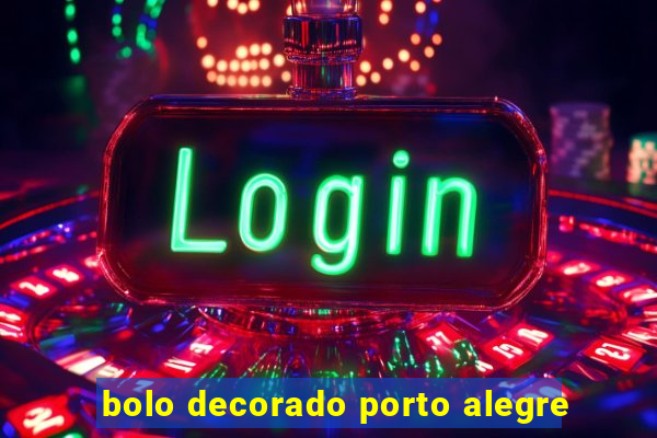 bolo decorado porto alegre