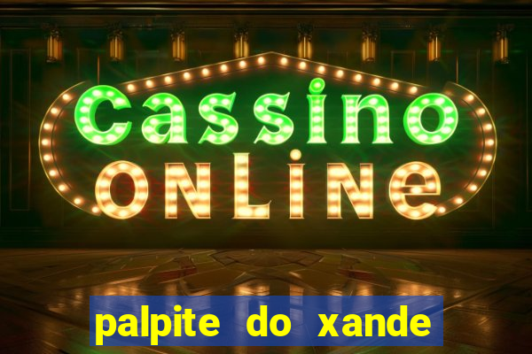 palpite do xande de hoje