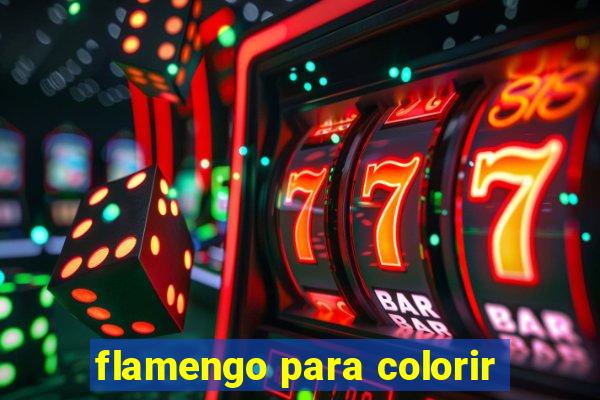 flamengo para colorir