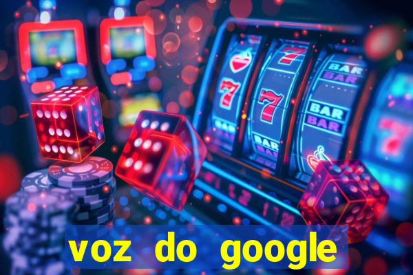 voz do google tradutor homem