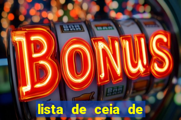 lista de ceia de natal para 20 pessoas