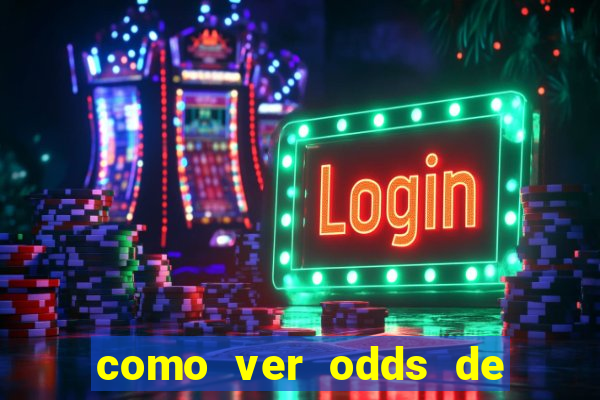 como ver odds de jogos passados