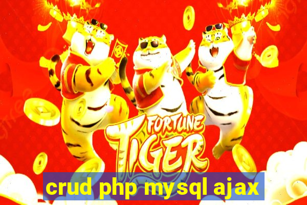 crud php mysql ajax