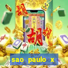 sao paulo x botafogo palpite
