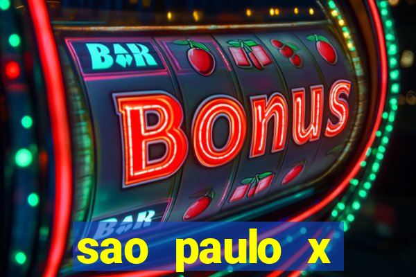sao paulo x botafogo palpite