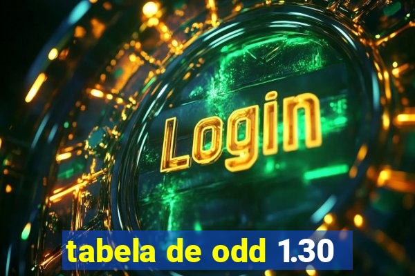 tabela de odd 1.30