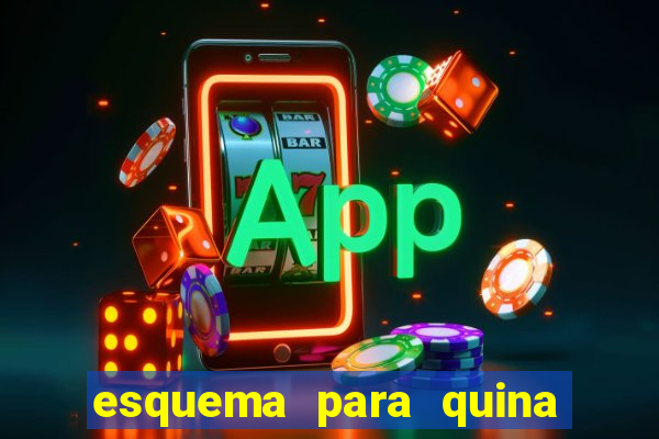 esquema para quina com 20 dezenas