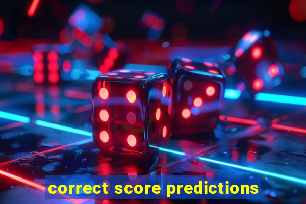 correct score predictions