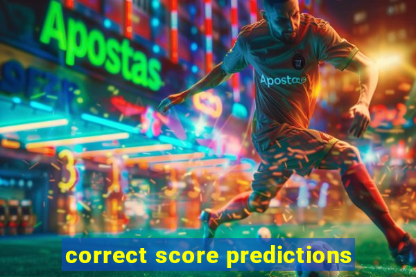 correct score predictions