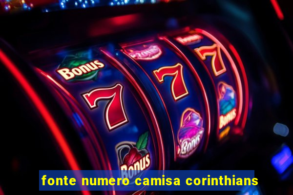 fonte numero camisa corinthians
