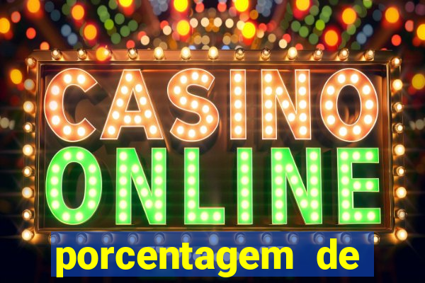 porcentagem de jogos pagantes slots