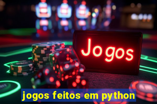 jogos feitos em python