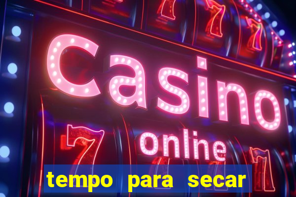tempo para secar cola de cano