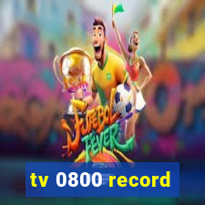 tv 0800 record