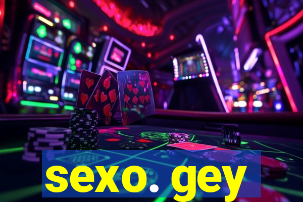 sexo. gey