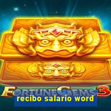 recibo salario word
