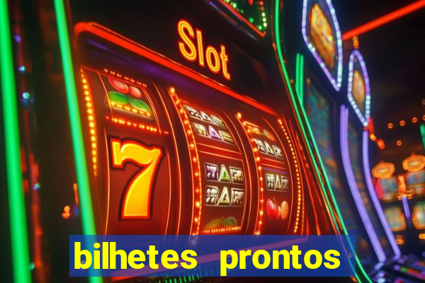 bilhetes prontos futebol para hoje