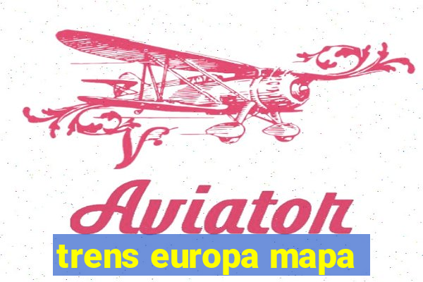 trens europa mapa