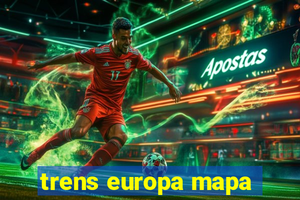 trens europa mapa