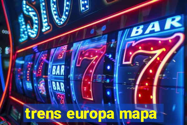 trens europa mapa