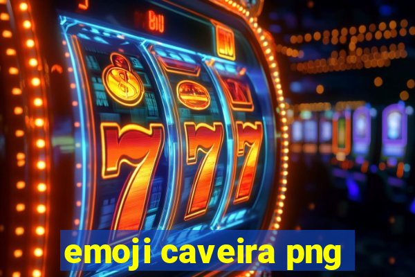 emoji caveira png