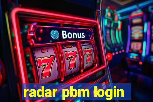 radar pbm login