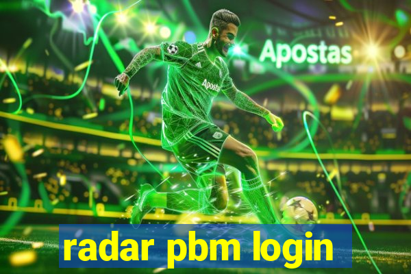 radar pbm login