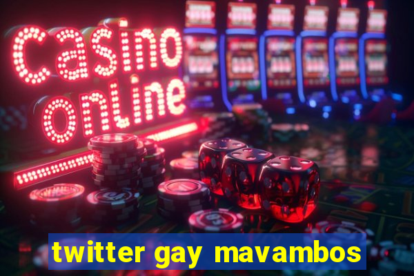 twitter gay mavambos
