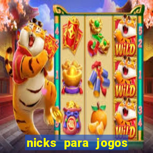 nicks para jogos de tiro
