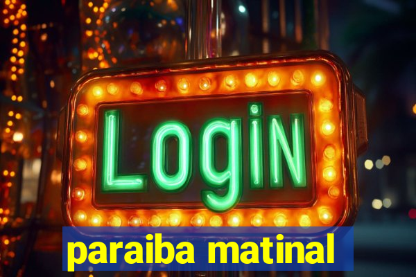 paraiba matinal