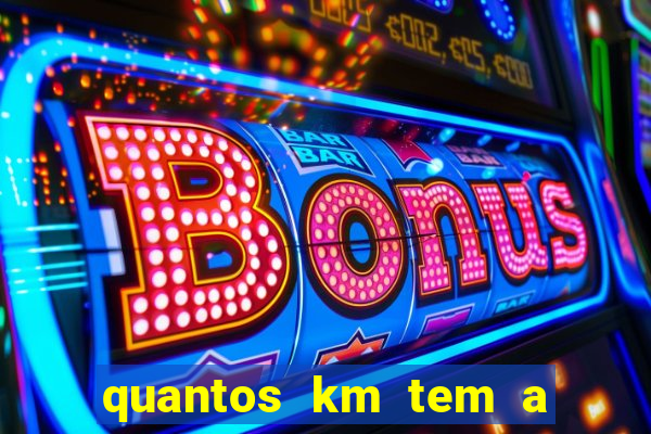 quantos km tem a serra de santos
