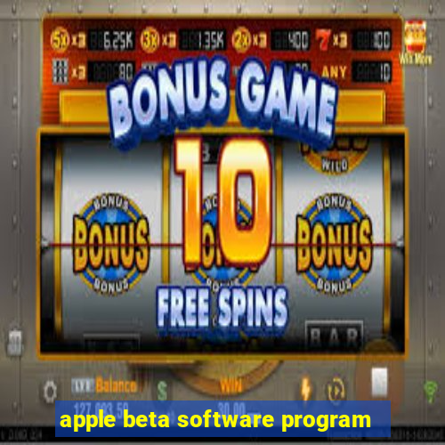 apple beta software program