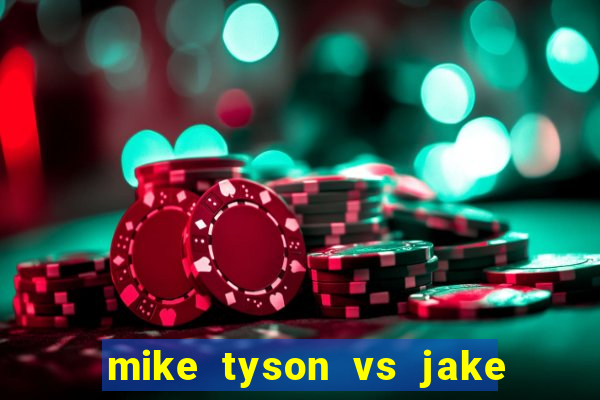 mike tyson vs jake paul assistir online