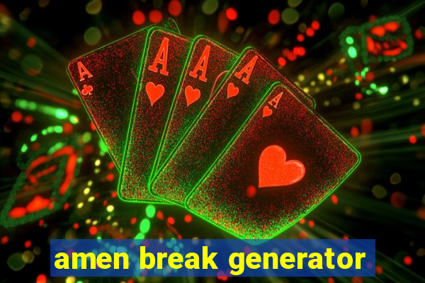 amen break generator