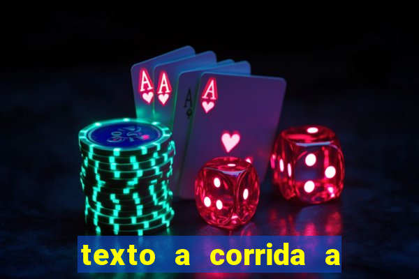texto a corrida a lagarta lili