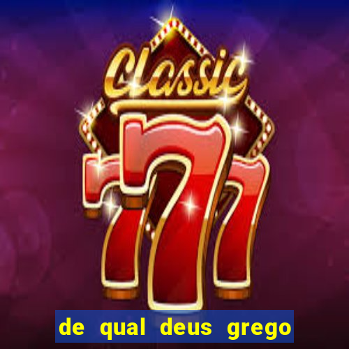 de qual deus grego eu sou filho percy jackson