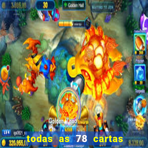 todas as 78 cartas do tarot