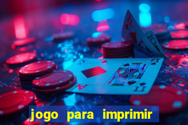 jogo para imprimir e montar