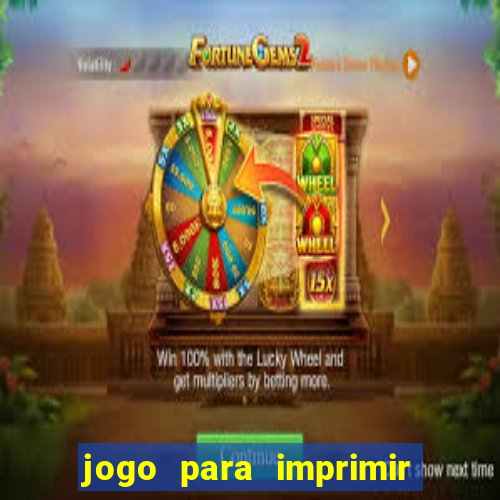 jogo para imprimir e montar