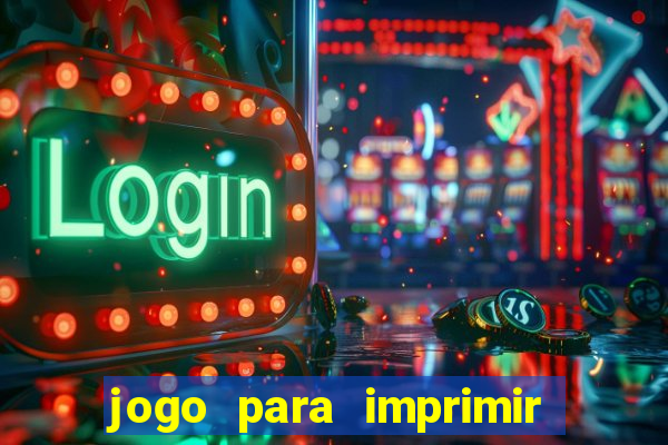 jogo para imprimir e montar