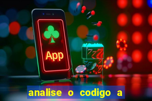 analise o codigo a seguir 1 import javax.swing.joptionpane