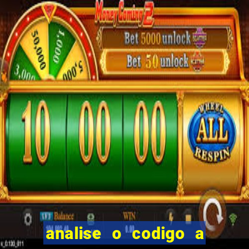 analise o codigo a seguir 1 import javax.swing.joptionpane