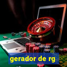 gerador de rg