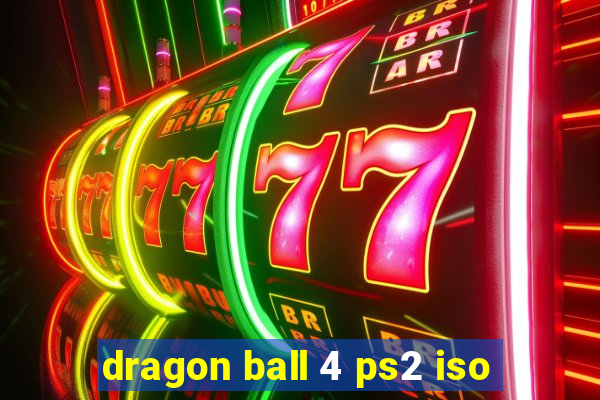 dragon ball 4 ps2 iso