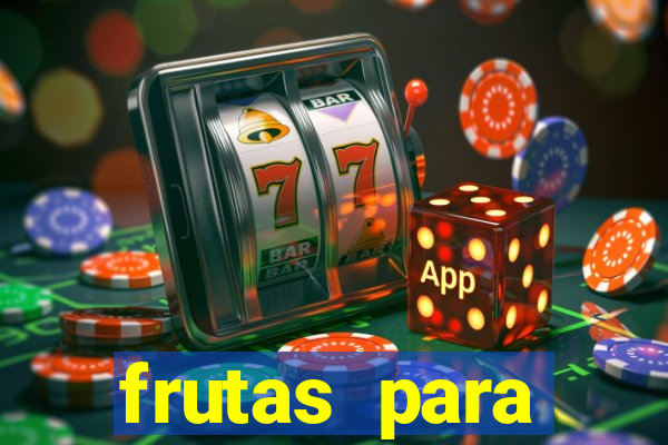 frutas para imprimir e recortar